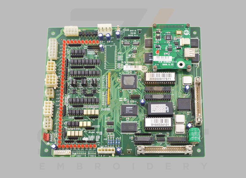 Echt gebrauchte dahao elektronische CPU -Board Original Hauptkarte P/N E866 Chinesische Stickmaschine Ersatzteile