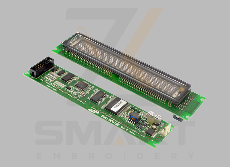 20M102DA1 Betriebskopfzeichen VFD Verwendete Anzeigebildschirm DOT -Matrix -Anzeigemodul 5VDC -Stromversorgung SERIAL SERIAL Interface