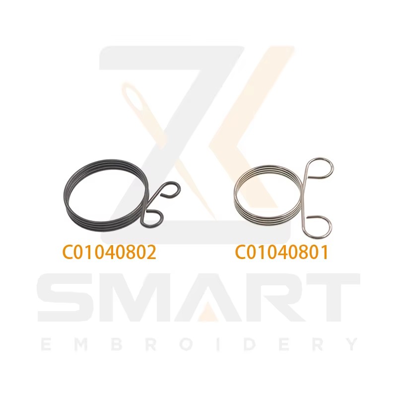 Oberer Thread Hook Return Spring JE0501000000 für Tajima Embroidery Machine Teile C01040801 C01040802