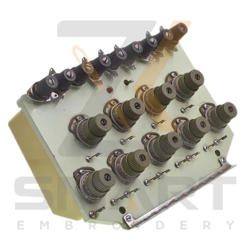 9 Farben Spannungs-Basis-Einheit mit Spannungs-Basis-Karte Tajima Embroidery Machine Teile T01TJ901-U