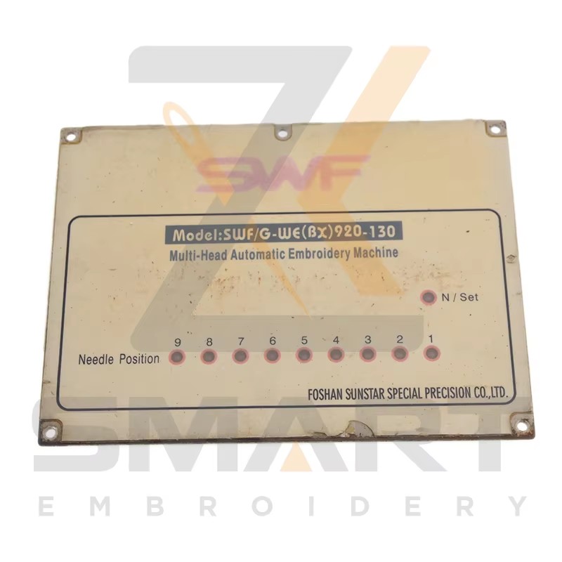 9 Farbe Nagel Positionskarte SWF Embroidery Machine Teile ESWF-NPC09-U