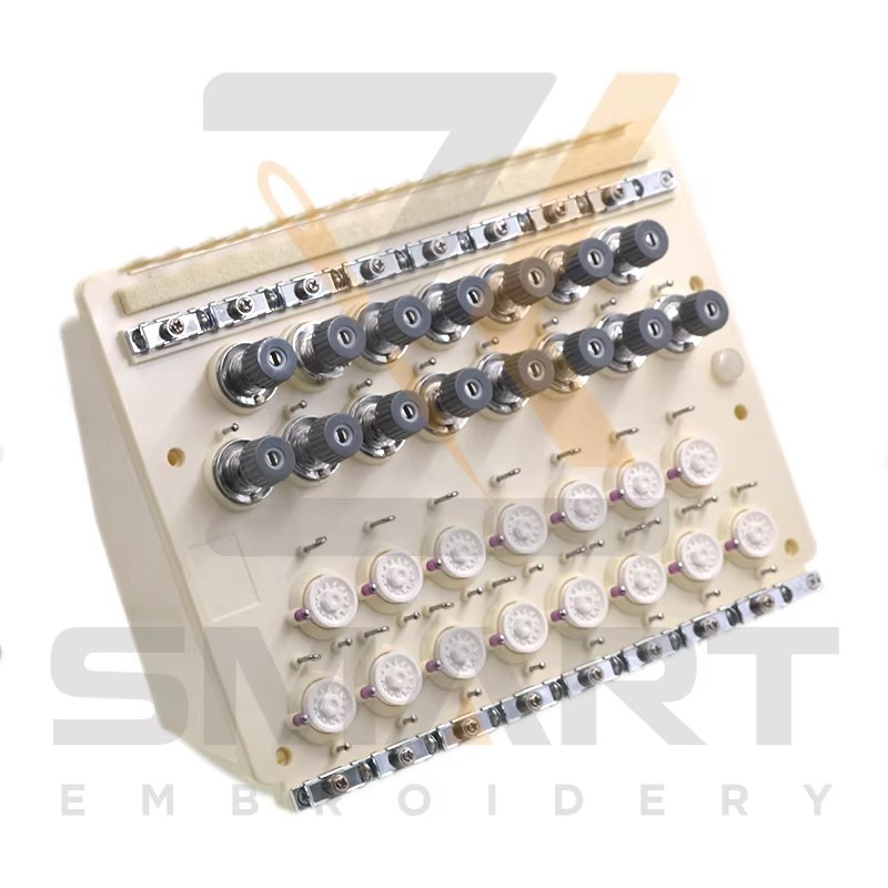 15 Farben Spannungs-Basis-Einheit mit Sensor Rail Chinese Embroidery Machine Teile T0104-TJ15